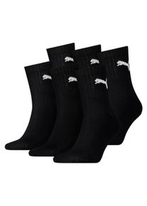 Kurzsocken Puma "Socken 6er Pack", Damen, Gr. 43-46, schwarz, Obermaterial: 78% Baumwolle CO. 18% Polyester PES. 2% Polyamid PA. 2% Elasthan EL., Socken Kurzsocken