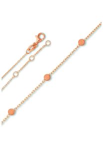 Fu&szlig;kette ONE ELEMENT "Fu&szlig;kettchen Rundankerkette aus 925 Silber 25 cm" Gr. 25, silber, Fu&szlig;ketten, Damen, Silber 925 (Sterlingsilber), Fu&szlig;kette