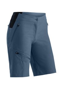 Outdoorhose Maier Sports "Inara Short Vario", Herren, Gr. 44, Normalgr&ouml;&szlig;en, blau (jeansblau), 90% Polyamid, 10% Elasthan, Hosen Outdoorhose, Damen Shorts, kurze Wanderhose, Outdoor-Hose, 4 Taschen, Regular Fit