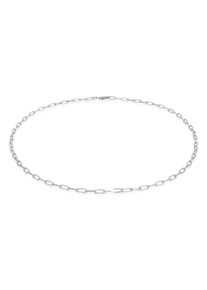 Kette ohne Anh&auml;nger Elli "Halskette Glieder Oval Grob Basic Chain Optik 925 Silber" Gr. 40, silber, Halsketten, Damen, ohne Stein, Silber 925 (Sterlingsilber), Kette ohne Anh&auml;nger