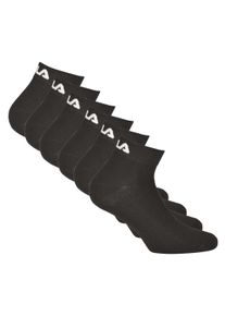 Kurzsocken Fila "Socken 6er Pack", Damen, Gr. 35-38, schwarz, Obermaterial: 75% Baumwolle CO. 23% Polyester PES. 2% Elasthan EL., Socken Kurzsocken