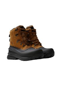 Winterstiefel The North Face "M CHILKAT V LACE WP UTILITY", Herren, Gr. 46, braun (schwarz, braun), Leder, Textil, Schuhe Winterstiefel, Snowboots, Winterboots, Winterschuhe, wasserdicht