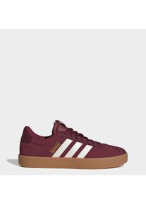 Sneaker adidas Sportswear "VL COURT 3.0", Herren, Gr. 36, shadow rot, sanftes wei&szlig;, maroon, Leder, Synthetik, Schuhe Sneaker, inspiriert vom Design des adidas samba
