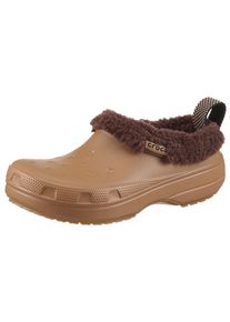 Clog Crocs "Unisex Classic Lined Shorty", Damen, Gr. 36, braun, Croslite&trade;, Schuhe Clog, Regenschuh, Outdoorschuh, Hausschuh mit Warmfutter