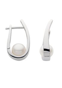 Adelia&acute;s Paar Creolen ADELIA&acute;S "925 Silber Ohrringe Creolen mit S&uuml;&szlig;wasser Zuchtperle", silber, Ohrringe, Damen, Silber 925 (Sterlingsilber), Paar Creolen