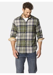 Flanellhemd Babista "Hemd COTELLI", Damen, Gr. XXL, weit, gr&uuml;n (khaki kariert), Obermaterial: 100% Baumwolle CO., Hemden Flanellhemd