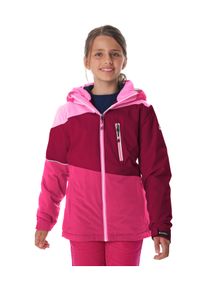 Skijacke Killtec "KSW 331 GRLS SKI JCKT", M&auml;dchen, Gr. 164, lila (himbeere), Obermaterial: 100% Polyester;Futter: 100% Polyester;F&uuml;llung: 100% Polyester, Jacken Skijacke, Atmungsaktive, wasserdichte Jacke mit Fleece-Innenseite, Skipasstasche