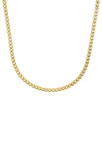 Panzerkette s.Oliver "5,0 mm breit", gold (gelbgoldfarben), Halsketten, Herren, Edelstahl, L: 60 B: 5mm, Panzerkette, B:5mm