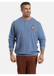 Sweatshirt CHARLES COLBY "Sweatshirt EARL QUILLANS", Herren, Gr. XL, blau, Obermaterial: 100% Baumwolle CO., Sweatshirts Sweatshirt