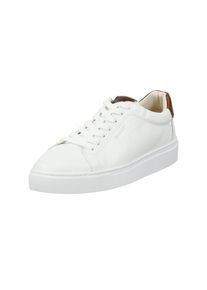 Sneaker Gant "Mc Julien", Herren, Gr. 43, wei&szlig;, tan, Leder, Colorblocking, Schuhe Sneaker, Business Schn&uuml;rschuh, Retro Sneaker mit Lederinnensohle
