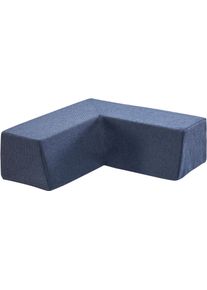 R&uuml;ckenkissen "R&uuml;ckenpolster M Winkel", schwarz (schwarzgrau), HIPP-HOPP - DAS H&Uuml;PFPOLSTER, Funktionskissen, Kinder, B/H/L: 51cm x 17cm x 51cm, Polyester, R&uuml;ckenkissen, Made in Germany, B:51cm H:17cm L:51cm