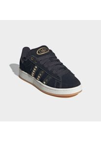 Sneaker adidas originals "CAMPUS 00S", Damen, Gr. 39, core schwarz, carbon, gold metallic, Leder, Schuhe Sneaker