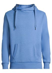 Kapuzenpullover SALZHAUT "Hoodie HEFF", Herren, Gr. XXL, blau (ocean blau), Obermaterial: 55% Baumwolle CO. 45% Polyester PES., Pullover Kapuzenpullover