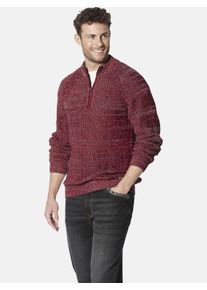 Troyer Babista "Pullover ROSSITERA", Herren, Gr. S, rot (rot gemustert), Obermaterial: 100% Baumwolle CO., Pullover Troyer