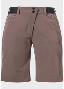 Sch&ouml;ffel Shorts SCH&Ouml;FFEL "Shorts Style Keitele WMS", Damen, Gr. 36, Normalgr&ouml;&szlig;en, lila (3905, braun), Oberstoff: 88% Polyester, 12% Elasthan, Hosen Shorts