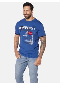 T-Shirt Jan Vanderstorm "T-Shirt S&Ouml;LVE", Herren, Gr. 5XL, blau (royal blau), Obermaterial: 100% Baumwolle CO., Shirts T-Shirt