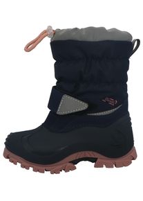 Snowboots Lurchi "Flipp", M&auml;dchen, Gr. 28, blau (navy), Synthetik, Textil, Schuhe Snowboots, Snowboots, Reflektoren am Klett, Gr&ouml;&szlig;enschablone zum Download