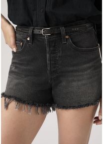 Levi's Shorts LEVI'S, Damen, Gr. 26, N-Gr, step on it, Denim/Jeans, Obermaterial: 99% Baumwolle, 1% Elasthan, figurbetont Po-bedeckend, Hosen Shorts, Die Passform schmeichelt kurvigen Figuren