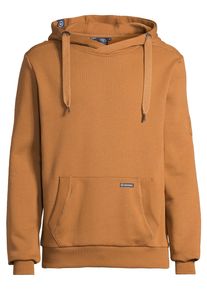 Kapuzenpullover SALZHAUT "Hoodie HEFF", Herren, Gr. 4XL, braun (hazelnut), Obermaterial: 55% Baumwolle CO. 45% Polyester PES., Pullover Kapuzenpullover