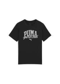 T-Shirt Puma "CLASS GRAPHIC TEE B", Jungen, Gr. 140, schwarz (Puma schwarz), Jersey, Obermaterial: 100% Baumwolle, unifarben, regular fit normal, Rundhals, Shirts T-Shirt, Regular Fit Passform, sportlicher Stil, Kurzarmdesign