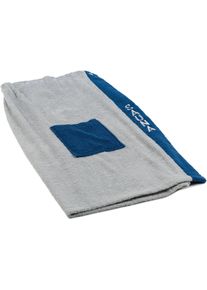 G&ouml;zze Kilt G&Ouml;ZZE "Sauna Sarong, ideal f&uuml;r Sauna & Spa", blau (dunkelblau), L:136cm, Walkfrottee, Hausm&auml;ntel, Kilt, Saunakilt f&uuml;r Damen, 100% Baumwolle, verstellbare Kn&ouml;pfe, Bestickung