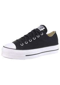 Sneaker Converse "CHUCK TAYLOR ALL STAR PLATFORM CANVAS", Damen, Gr. 41, schwarz-wei&szlig; (schwarz, wei&szlig;), Textil, Schuhe Sneaker, Topseller