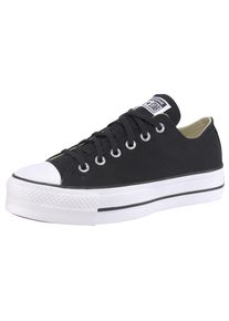 Sneaker Converse "CHUCK TAYLOR ALL STAR PLATFORM CANVAS", Damen, Gr. 42, schwarz-wei&szlig; (schwarz, wei&szlig;), Textil, Schuhe Sneaker, Topseller