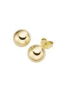 Paar Ohrstecker Smart Jewel "Ohrstecker Kugeln, Silber 925", gold, Ohrringe, Damen, Silber 925 (Sterlingsilber), Paar Ohrstecker