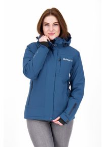 Winterjacke DEPROC Active "MONTREAL WOMEN", Damen, Gr. 50 (XL), blau (navy), 96% Polyester; 4% Elasthan, Windstopperb&uuml;ndchen mit Daumenl&ouml;chern,mit Schneefang,mit verstellbarem Klettverschluss, Jacken Winterjacke, auch in Gro&szlig;en Gr&ouml;&szlig;en erh&auml;ltlich