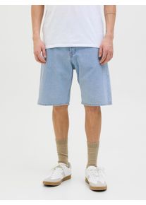 Jack & Jones Relaxshorts JACK & JONES "JJIALEX JJORIGINAL SHORTS SBD 300 SN", Damen, Gr. S, N-Gr, blau (blau denim pack:sbd 304), Web, Obermaterial: 100% Baumwolle, unifarben, relaxed fit knielang, Hosen Relaxshorts, Baumwolle, relaxed fit