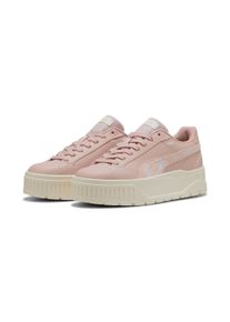 Sneaker Puma "KARMEN II CRAFTED FLOWERS", Damen, Gr. 42, rose quartz, Puma wei&szlig;, Synthetik, Schuhe Sneaker