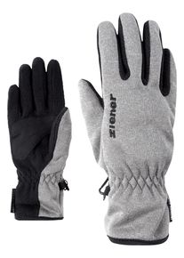 Multisporthandschuhe Ziener "LIMPORT-Z glove junior", Kinder, Gr. 5, grau (grau melange), Materialmix, Handschuhe Multisporthandschuhe