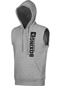 Hoodie adidas Performance "Community Vertical Hoody SL BOXING" Gr. XL, grau, Sweatshirts, Herren, XL, Obermaterial: 80% Baumwolle, 20% Polyester, Hoodie