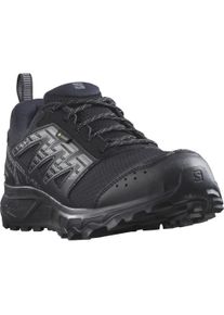 Wanderschuh Salomon "WANDER GORE-TEX", Herren, Gr. 42,5, schwarz, Synthetik, Textil, Schuhe Wanderschuh, wasserdicht, Trailrunningschuhe