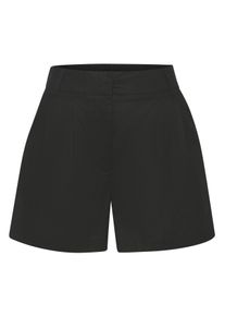 Webshorts Lascana, Damen, Gr. 40, N-Gr, schwarz, Web, Obermaterial: 55% Leinen, 45% Viskose, unifarben, gerade, Hosen Webshorts, aus Leinen-Viskose-Mix, Topseller
