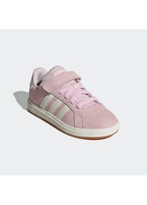 Sneaker adidas Sportswear "GRAND COURT 00S KIDS", M&auml;dchen, Gr. 31, pink (clear pink, sanftes wei&szlig;, gum10), Leder, Textil, Schuhe Sneaker, Design auf den Spuren des adidas Superstar, f&uuml;r Kinder