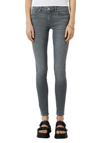 Slim-fit-Jeans QS, Damen, Gr. 38, L&auml;nge 30, mid grau used, Denim/Jeans, Obermaterial: 99% Baumwolle, 1% Elasthan. Futter: 70% Polyester, 30% Baumwolle, unifarben, slim fit lang, Jeans Slim-fit-Jeans, mit Stretch