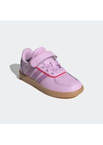 Sneaker adidas Sportswear "BREAKNET SLEEK KIDS", Damen, Gr. 33, bliss lila, preloved lila, gum 3, Synthetik, Schuhe Sneaker, mit Klettverschluss, f&uuml;r Kinder & Jugendliche