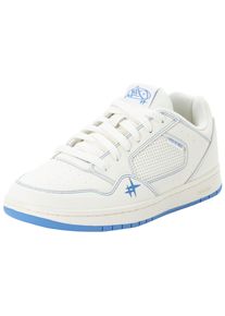 Sneaker K1x "Sweep Gk Prm", Herren, Gr. 42,5, blau (beige, blau), Leder, Schuhe Sneaker, Basketball inspiriertes Design