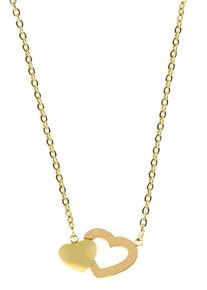 Adelia&acute;s Gliederkette ADELIA&acute;S "Damen Halskette aus Edelstahl 45 cm" Gr. 45, gold, Halsketten, Damen, Edelstahl, Gliederkette