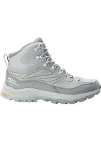 Wanderschuh Jack Wolfskin "CYROX TEXAPORE MID M", Herren, Gr. UK 7 - EU 40,5, Normalschaft, braun (pebble), Oberstoff: Synthetik. .Obermaterial 2: Textile. Futter: Texapore Core .Sole: / EVA. 100% / EVA, Schuhe Wanderschuh