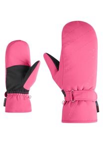 F&auml;ustlinge Ziener "KEVI-Z PR MITTEN glove", Damen, Gr. 6, rosa (pop pink), Obermaterial: 100% Polyester; Innenseite: 100% Polyester; Futter: 100% Polyester; Wattierung: 100% Polyester, Handschuhe F&auml;ustlinge