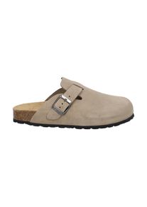 Hausschuh CMP "NAVARRO WMN SLIPPERS", Damen, Gr. 36, beige (sesamo), Leder, Schuhe Hausschuh, Topseller