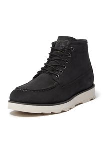Schn&uuml;rboots Timberland "BRITTON MILLSMID LACE UP CHUKKA BOOT", Herren, Gr. 43, schwarz (schwarz suede), Leder, Schuhe Schn&uuml;rboots, Winterstiefel, Schn&uuml;rstiefel, Winterschuhe
