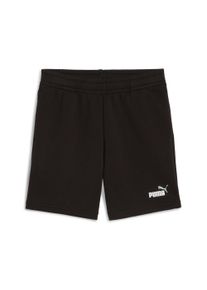 Trainingsshorts Puma "ESS 2 COLOR NO. 1 LOGO SHORTS TR B", Jungen, Gr. 176, N-Gr, schwarz (Puma schwarz), Sweatware, Obermaterial: 68% Baumwolle, 32% Polyester, bedruckt, regular fit kniefrei, Hosen Trainingsshorts, f&uuml;r Jugendliche, mit Eingrifftaschen, Regular Fit