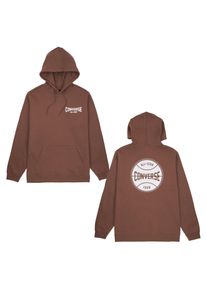 Kapuzensweatshirt Converse "MEN'S Converse RETRO HOOPS HOODIE", Herren, Gr. M, bear nap, Jersey, Obermaterial: 80% Baumwolle, 20% Polyester, unifarben, Sweatshirts Kapuzensweatshirt