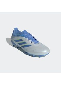 Fu&szlig;ballschuh adidas Performance "COPA PURE 3 LEAGUE KIDS FG/MG", Kinder, Gr. 38, blau (halo blau, blau fusion, lucid lemon), Synthetik, Schuhe Fu&szlig;ballschuh, f&uuml;r Rasenpl&auml;tze, f&uuml;r Kinder & Jugendliche