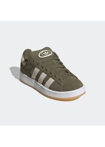 Sneaker adidas originals "CAMPUS 00S KIDS", Damen, Gr. 37, medium schwarz khaki, sanftes wei&szlig;, cloud wei&szlig;, Leder, Schuhe Sneaker, f&uuml;r Kinder & Jugendliche