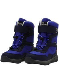 Winterboots Jack Wolfskin "POLAR BEAR-B TEXAPORE HIGH VC K", Kinder, Gr. 28, blau (crisp cobalt), Synthetik, Textil, Schuhe Winterboots, Snowboots, Winterstiefel, Winterschuhe, wasserdicht & gef&uuml;ttert