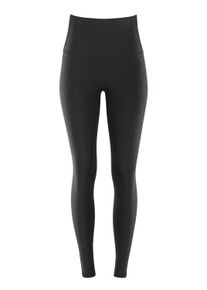 Leggings WINSHAPE "Functional Comfort HWL117C", Damen, Gr. XXL, Normalgr&ouml;&szlig;en, schwarz, 85% Polyester, 15% Elasthan, Hosen Leggings, mit V-Shape Applikation und Core-Bund